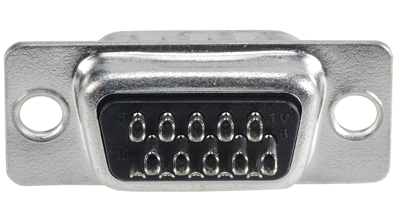PPEDHS15P Economy DSUB Connector DE15 male VGA Solder Back