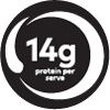 14g protein per serve 14g protein per serve