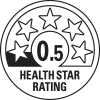 0.5 health star rating 0.5 health star rating
